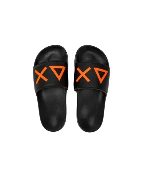 Slippers Logo - Nero