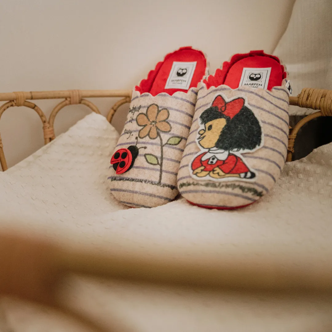 Slippers Mafalda Rojo