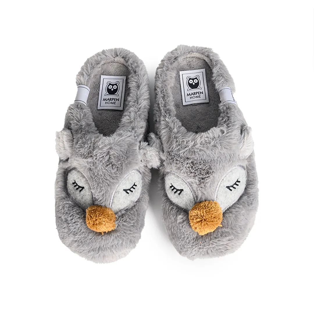 Slippers Osito Dormilon Gris