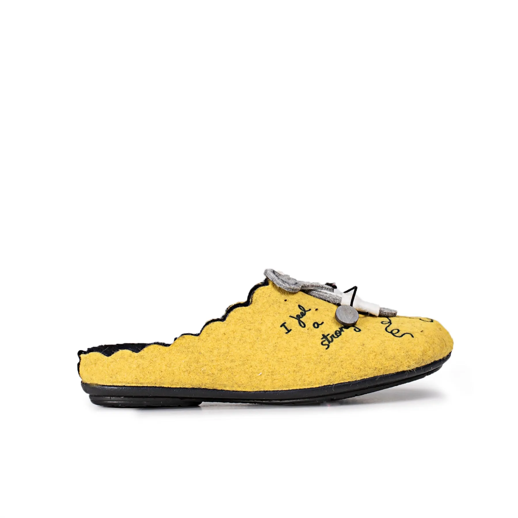 Slippers Pareja Ratones Amarillo