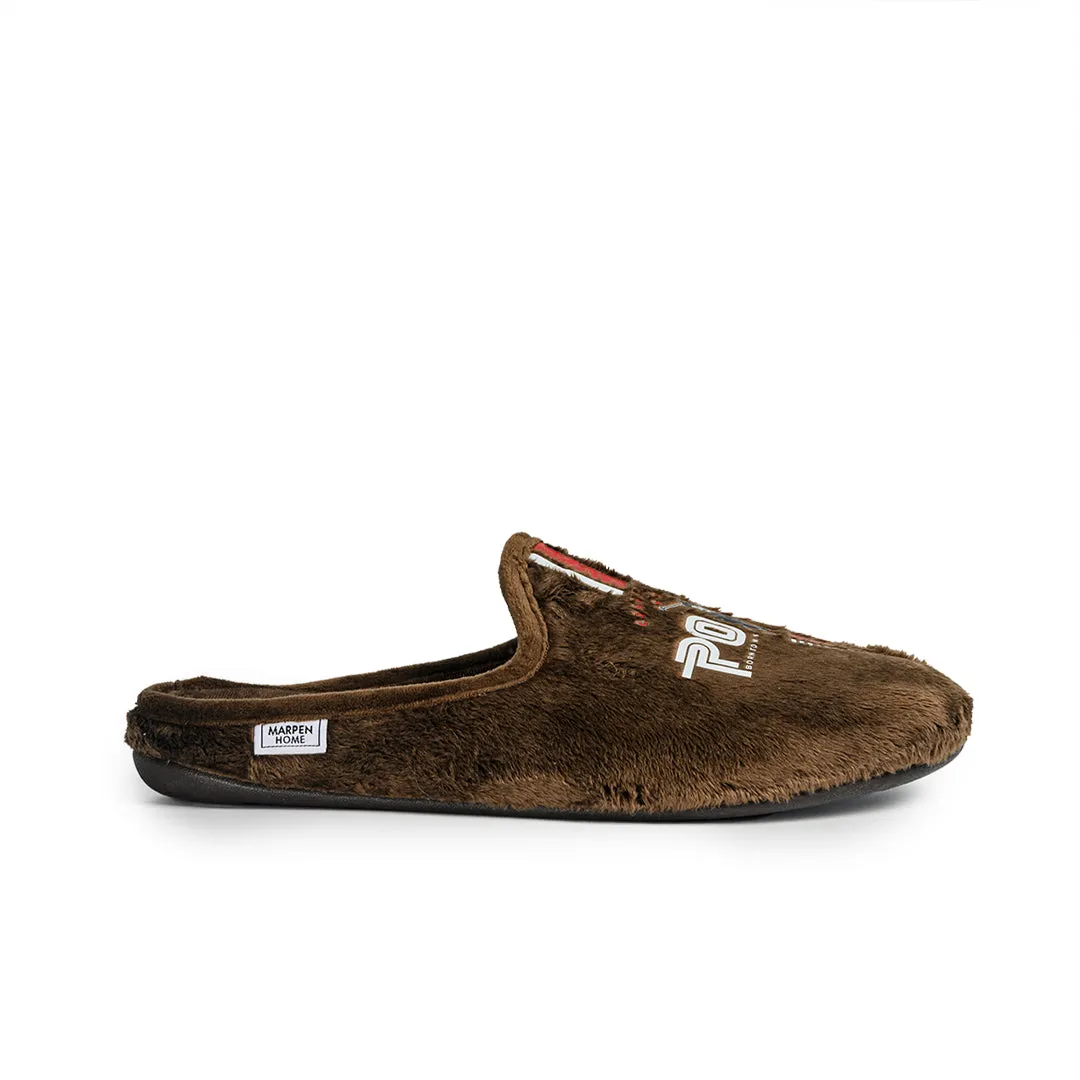 Slippers Polo Marron