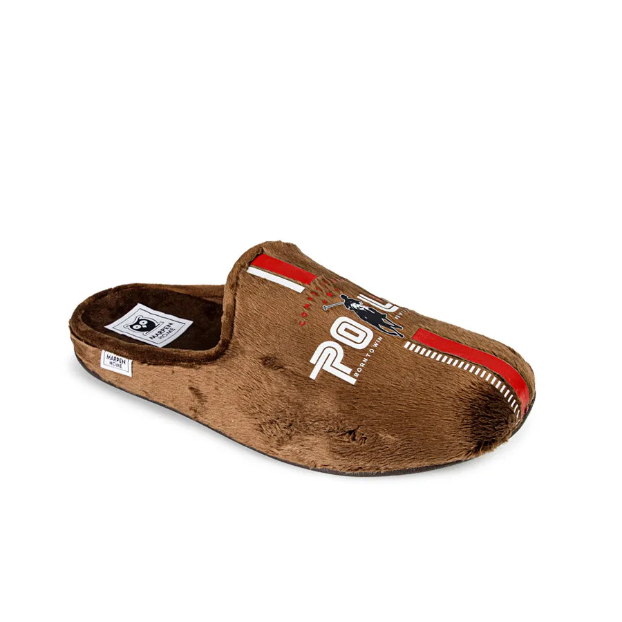 Slippers Polo Marron