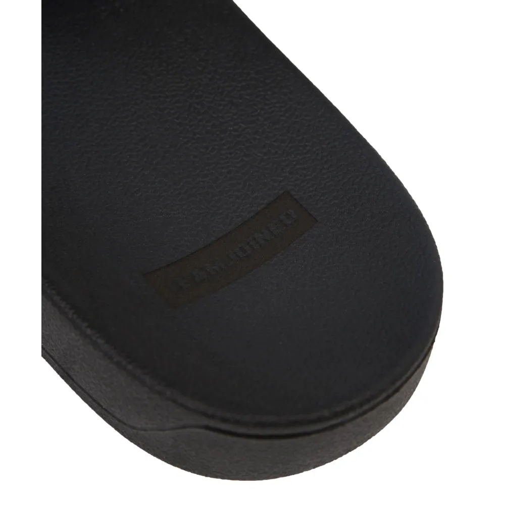 TEAMJOINED JOINED LOGO SLIPPERS-BLACK