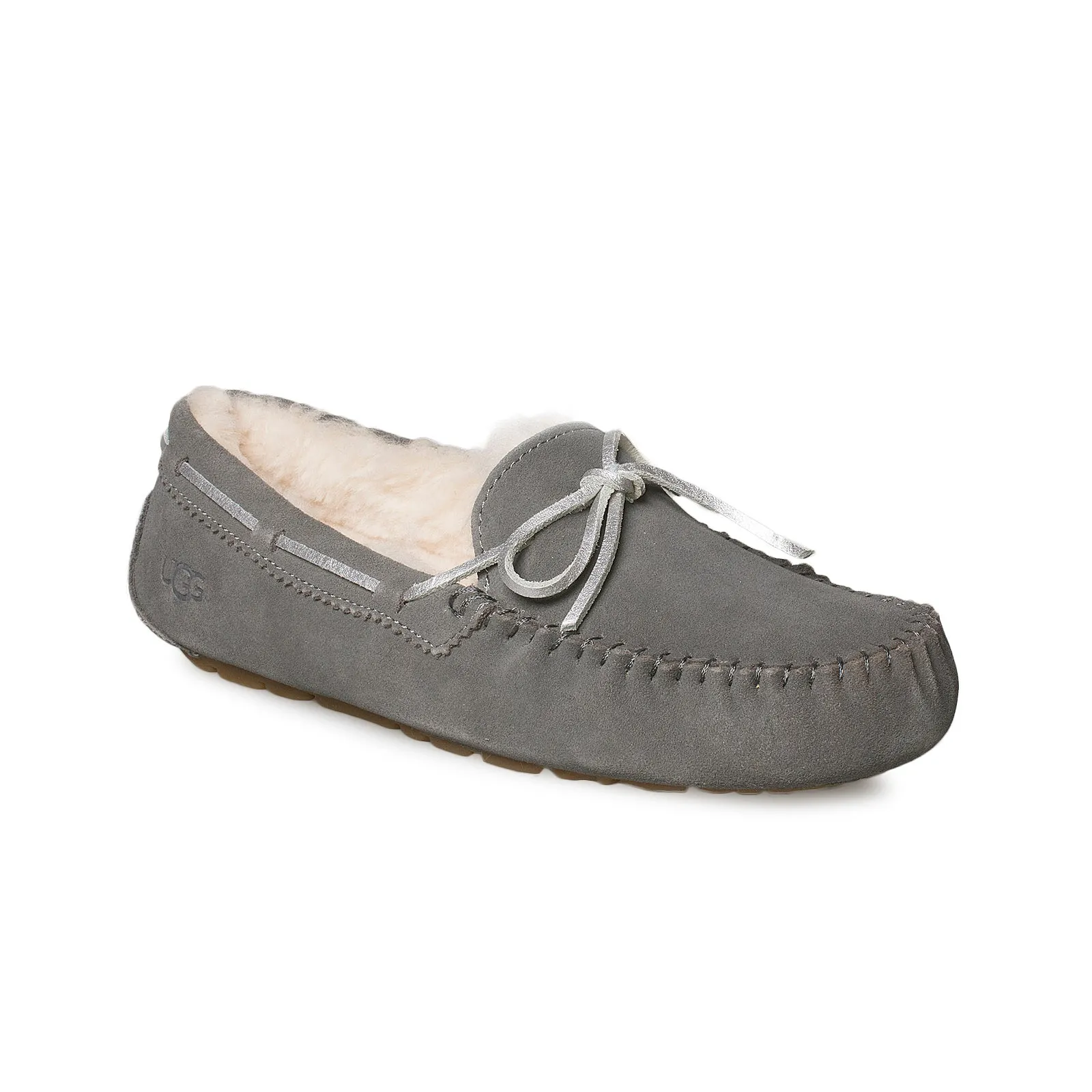 UGG Dakota Metallic II Charcoal Slippers - Women's