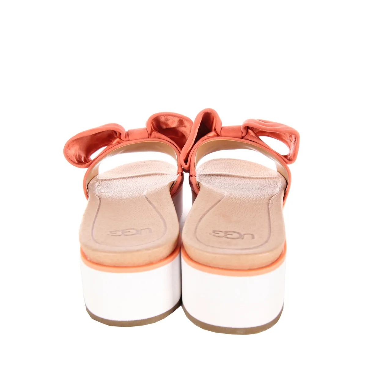 UGG Orange Bow Joan Slide Sandal