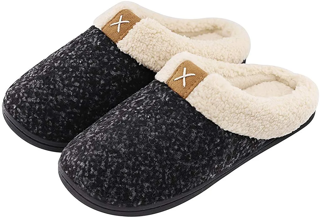 Unisex Cozy Memory Foam House Slippers