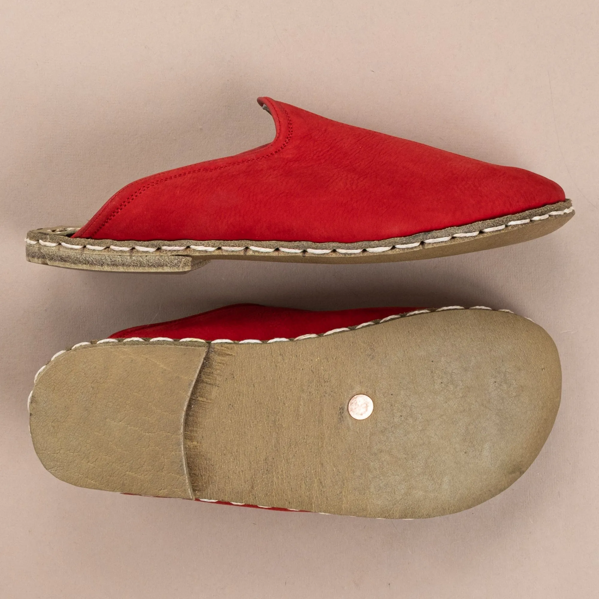 Women's Red Barefoot Slippers